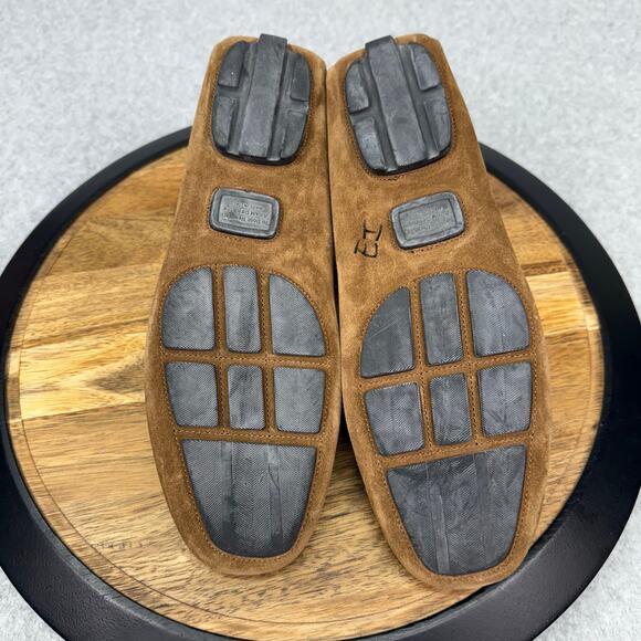 To Boot New York "Mitchum" Men's 11 Suede Moc Toe Penny Loafer Brown Shoes - Picture 6 of 6